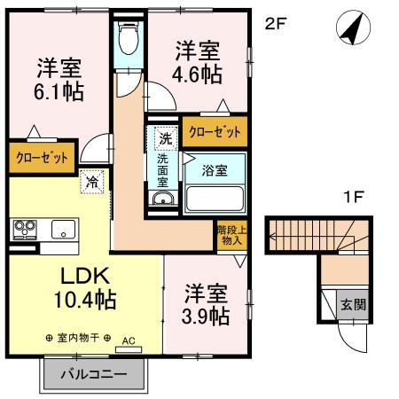 ルミエール　エストの間取り