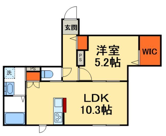 柏市十余二のマンションの間取り