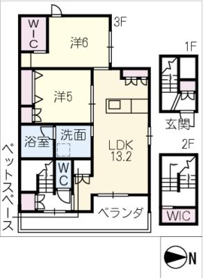 ＨＥＢＥＬ寺町の間取り