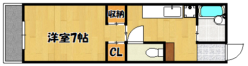 明石市樽屋町のマンションの間取り