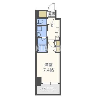 アーバネックス京橋プライマリーワンの間取り