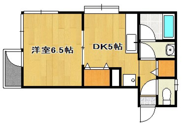 半田ビレッジ9号棟の間取り