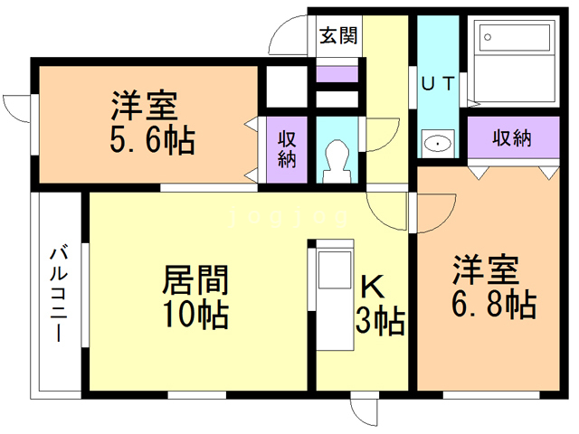 Ｃｏｚｙ　Ｃｏｕｒｔの間取り