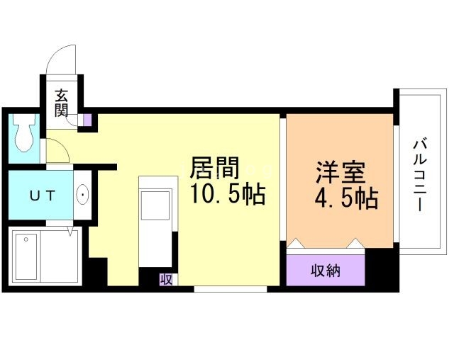 フロントコート大通公園の間取り