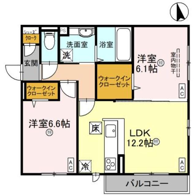 casa 二色浜の間取り