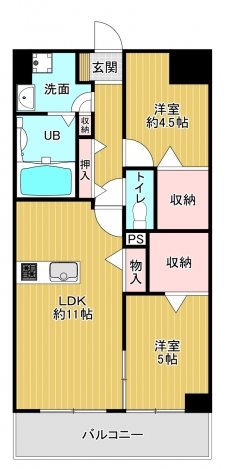 Studie小文字通りの間取り