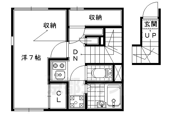 レオネクスト宇治壱番の間取り