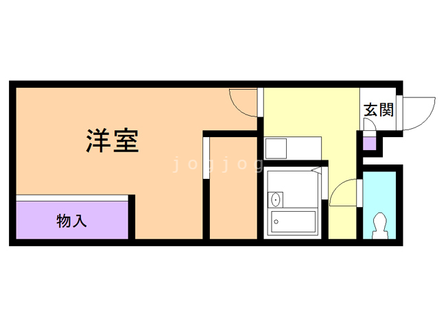 レオパレスプレミールの間取り