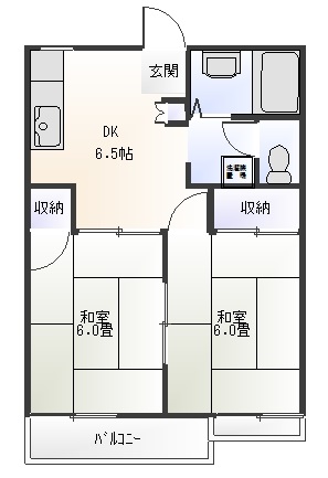 タウニー関根の間取り