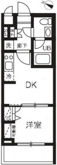 東京都品川区豊町２（マンション）の賃貸物件の間取り