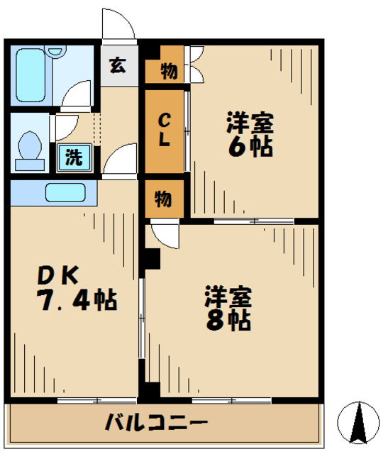 メゾン・ド・ミネ_間取り_0