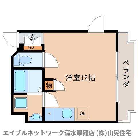 静岡鉄道静岡清水線 県総合運動場駅 徒歩4分 3階建 築36年の間取り写真
