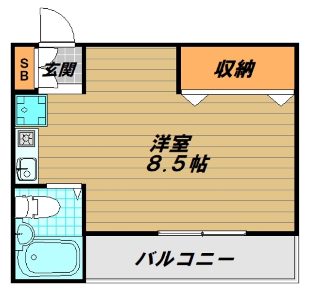 キャンパス2000須磨天神の間取り写真