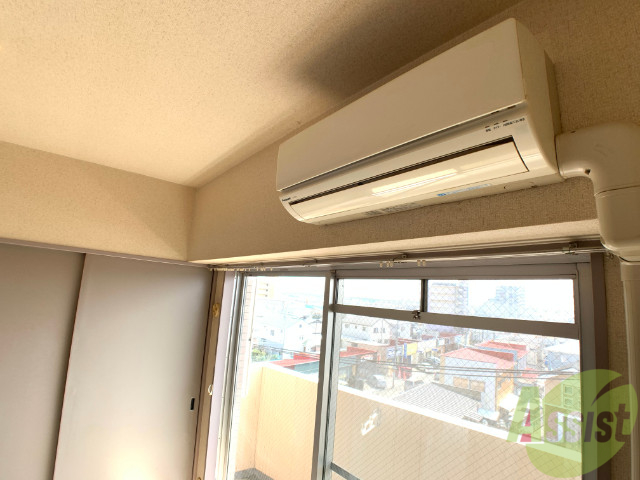 その他設備　リビングにはエアコンもちゃんと設置済みですよー