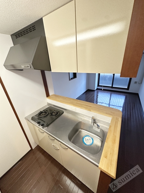 キッチン　２口システムキッチンでお料理楽しく♪♪