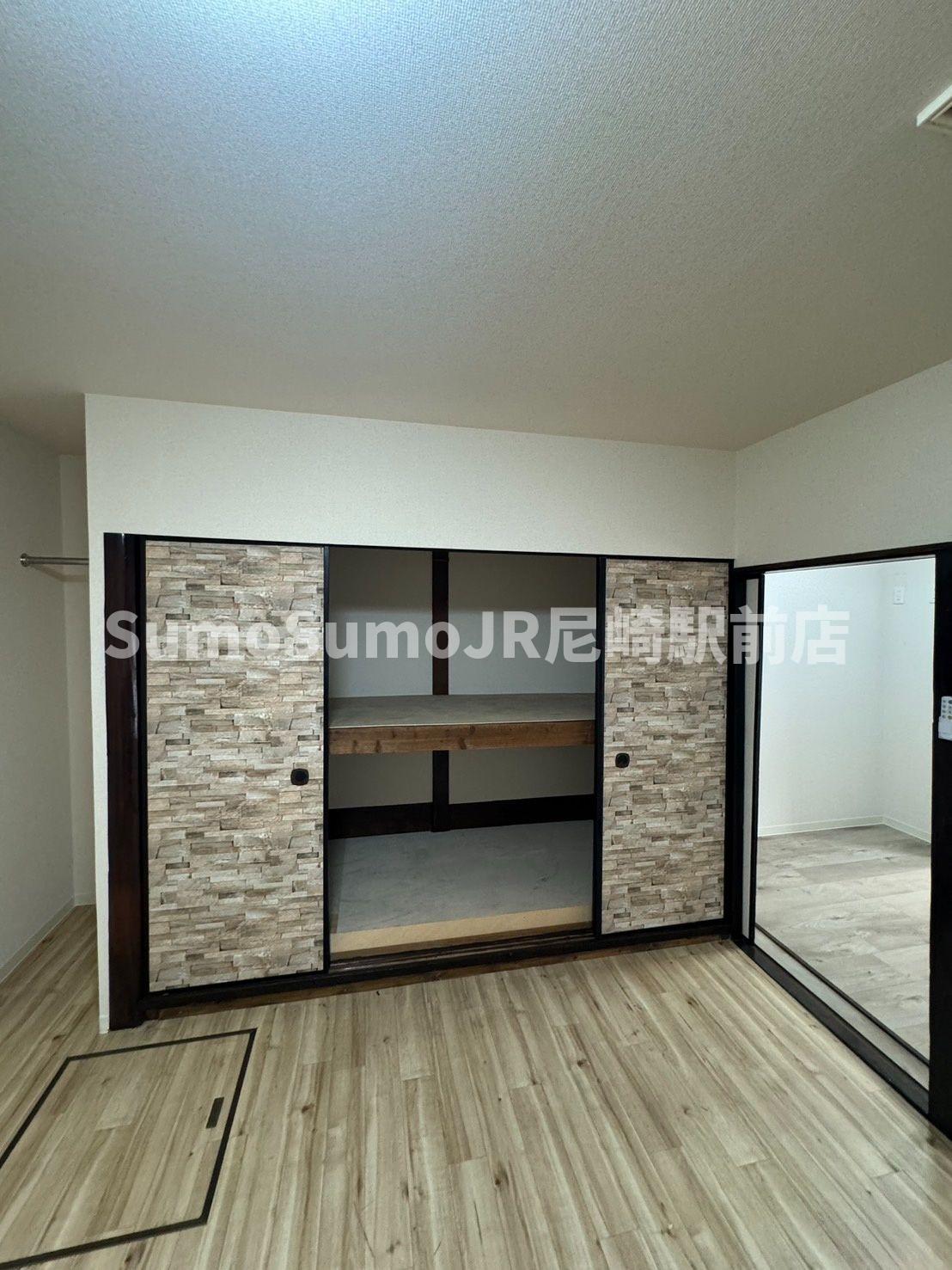 収納　たっぷりとした収納スペースです