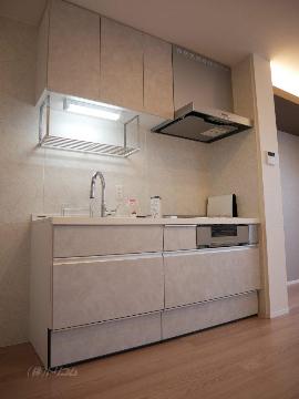 キッチン　IH＆グリル付システムキッチン（イメージ）