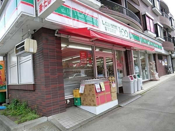コンビニ　ローソンストア１００八王子散田町店（コンビニ）まで447m