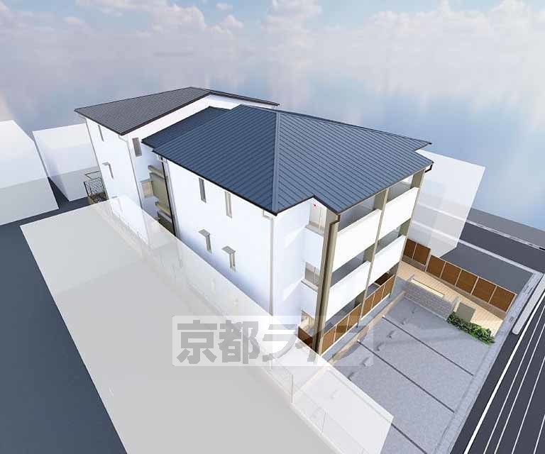 建物外観　予想図、完成予想図です。