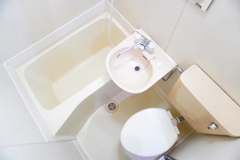 バス・シャワールーム　お掃除が簡単な3点式ユニットバス！です