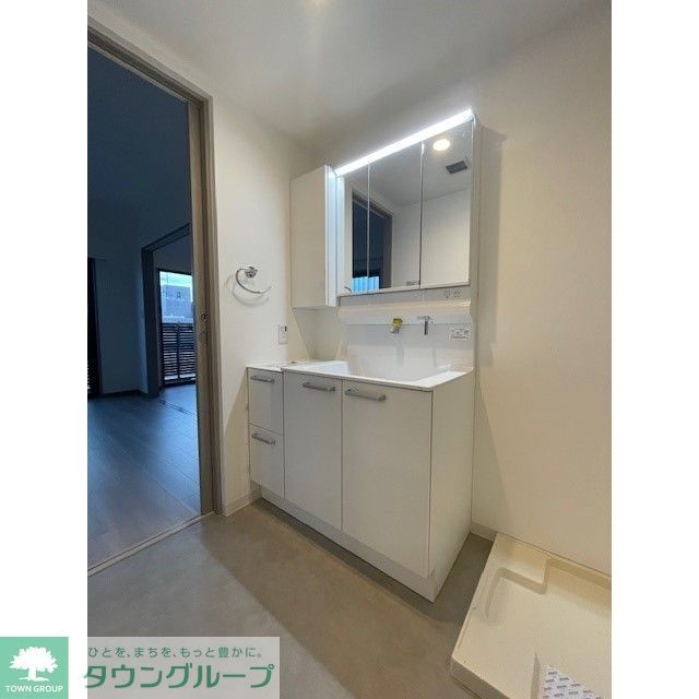 洗面設備　同タイプ別部屋の写真です