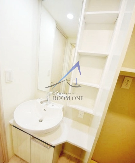 洗面設備　洗面台です。