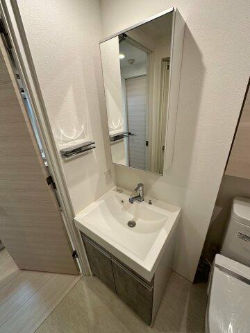 洗面設備　※過去退去時のお写真です