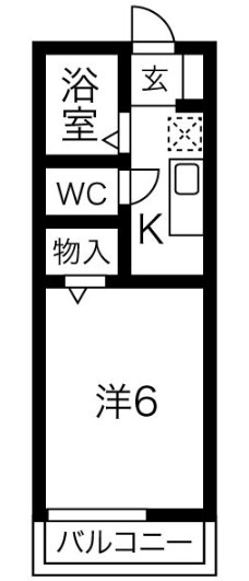 フルール22の間取り写真