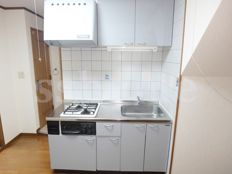 キッチン　2口ガスコンロ付きシステムキッチン☆