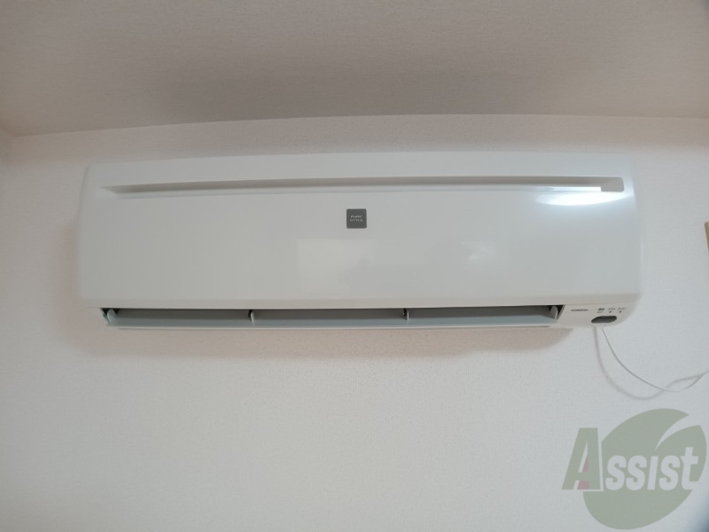 その他設備　エアコンが設置してありますので、寒暖対策もばっちり。