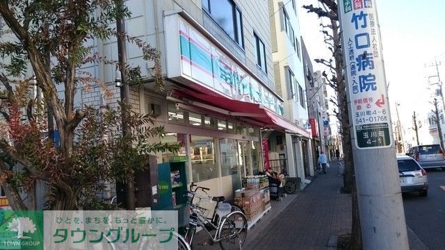 コンビニ　ローソンストア100東中神店（コンビニ）まで400m