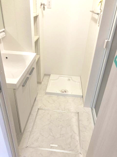 洗面設備　洗面所です