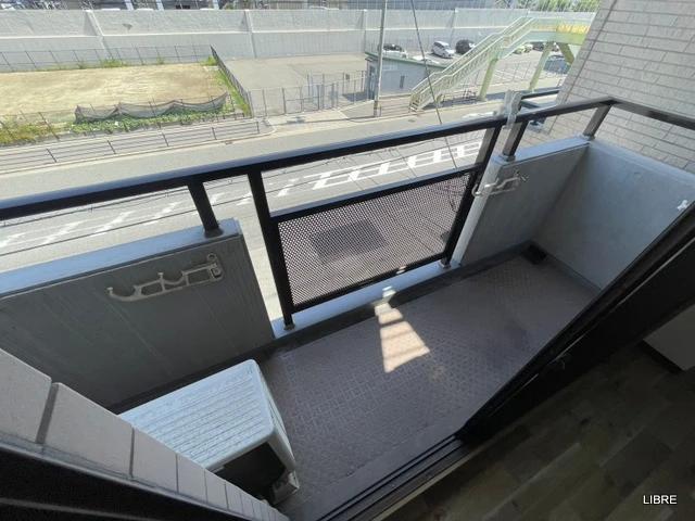 バルコニー　最上階のお部屋です