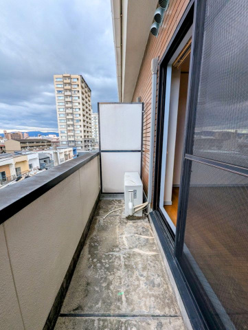 バルコニー　北向き