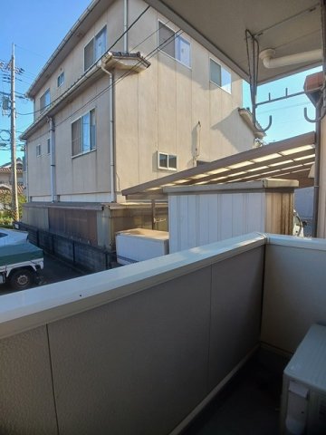 バルコニー　落ち着いた時間を過ごせるバルコニーです