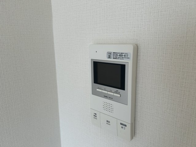 セキュリティ　モニター付きで安心です