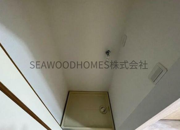 その他設備　洗濯機置き場は防水パン付きで水漏れの心配なし。