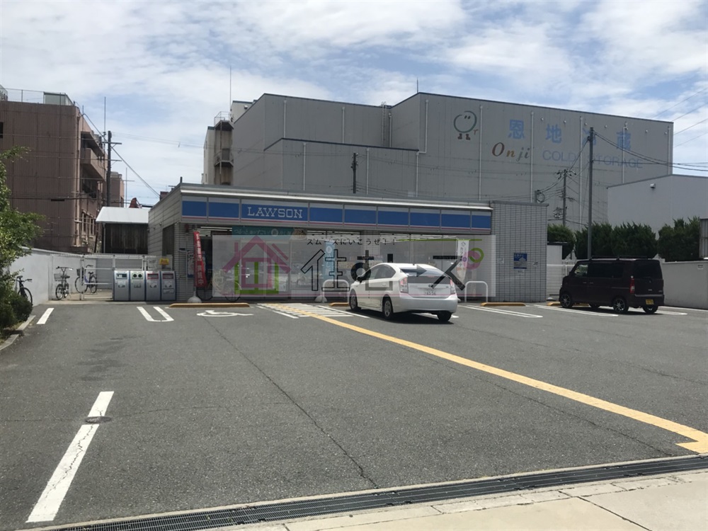 コンビニ　ローソン　東部市場駅前（コンビニ）まで416m