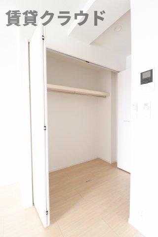 収納　沢山しまえる大き目のクローゼット！