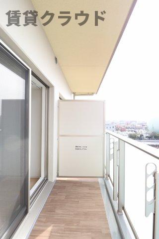 バルコニー　洗濯物もサッパリ乾きますね！