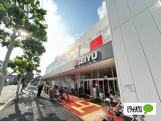 スーパー　西友青井店（スーパー）まで494m