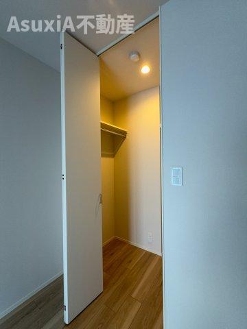 収納　別タイプのお部屋の写真です