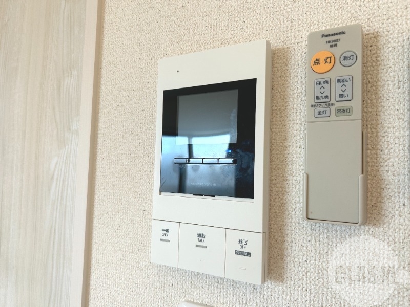 その他設備　来訪者が確認できるモニターホン♪