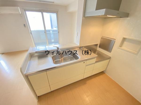 キッチン　ガスコンロ設置可！