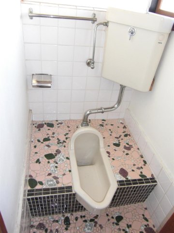 トイレ　水洗タイプの和式トイレです♪