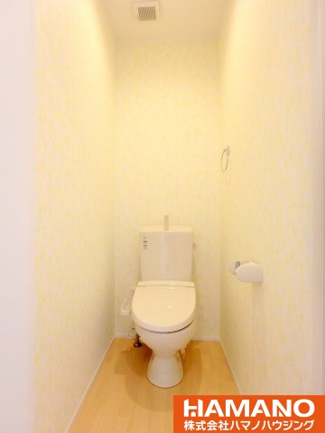 トイレ　ゆったりとした空間のトイレです