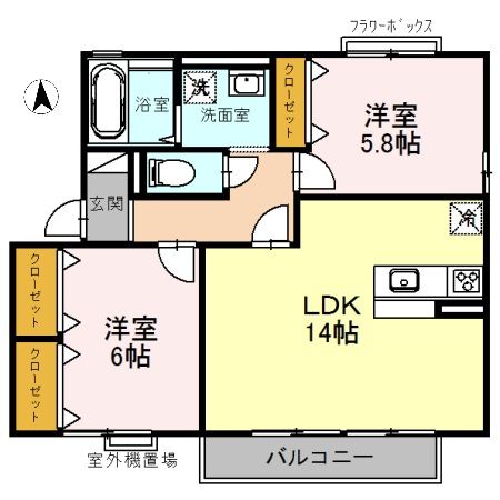 WoHNuNGの間取り写真