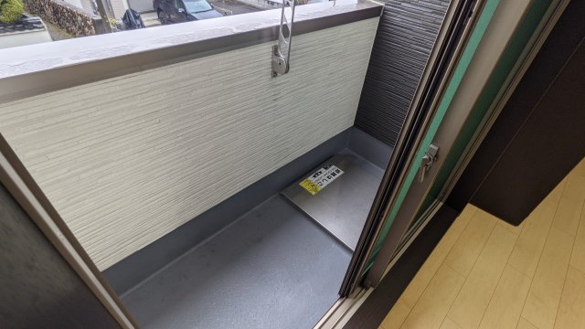 バルコニー　お洗濯にも便利なバルコニー付き