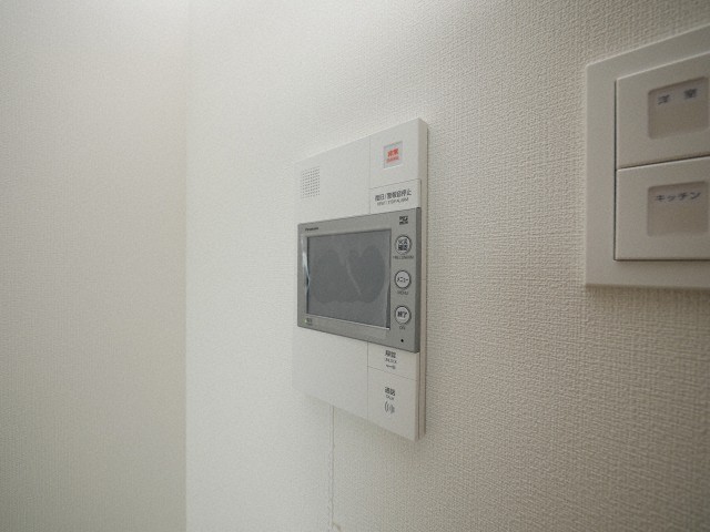 セキュリティ　モニター付きインターホンです