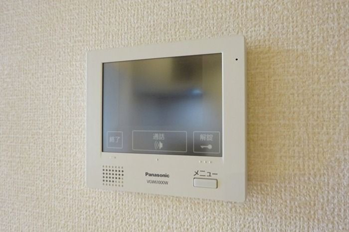 セキュリティ　モニター付きインターホンです